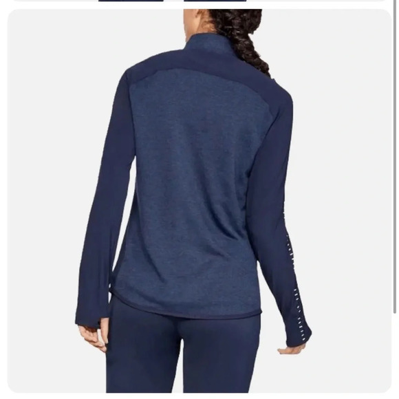women’s Under Armour Cold Gear Qualifier Hybrid 1/2 zip top size small loose - Picture 2 of 9